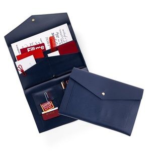 NWT Navy Meagan Portfolio Clutch